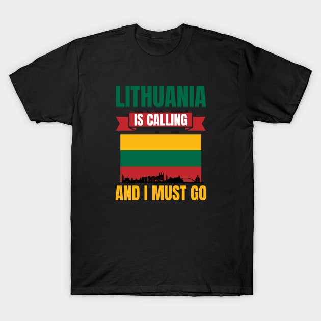 Lithuania T-Shirt by footballomatic